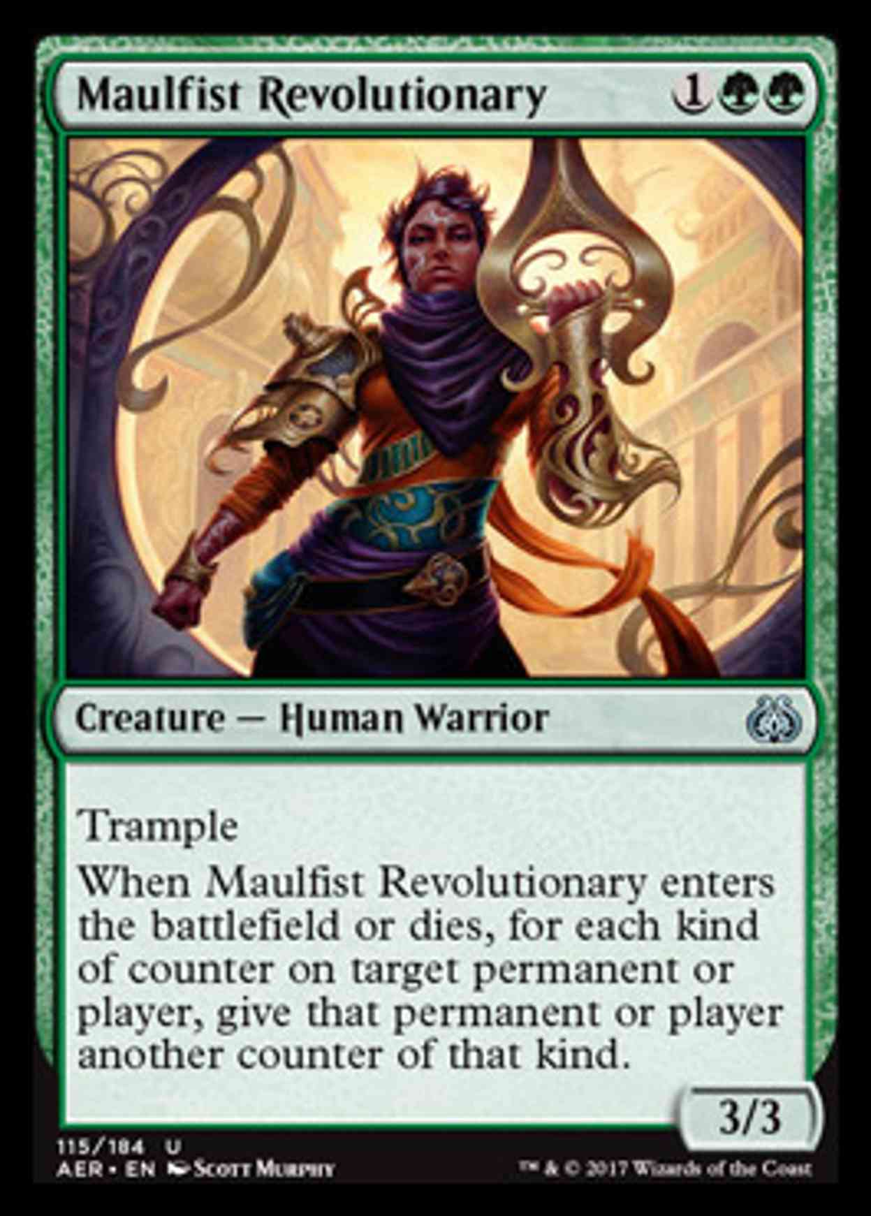 Maulfist Revolutionary magic card front