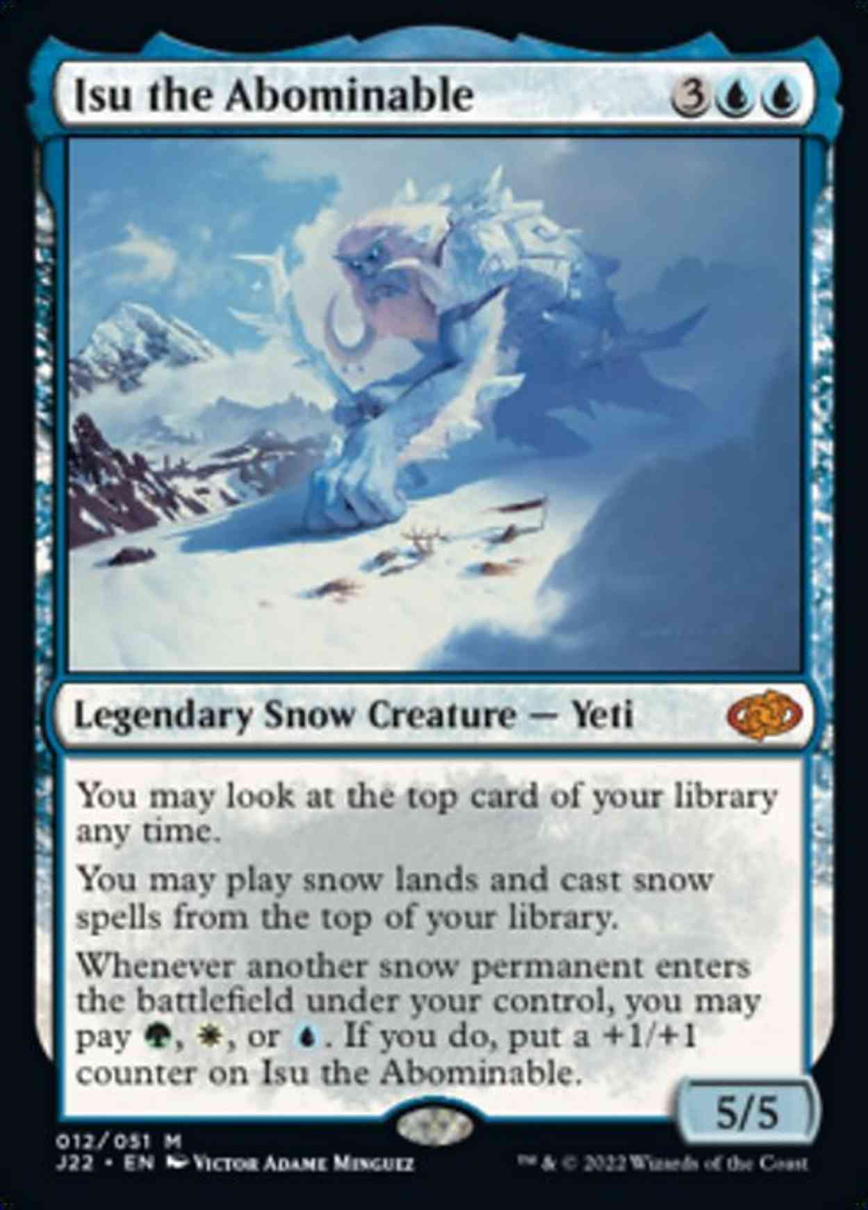 Isu the Abominable magic card front