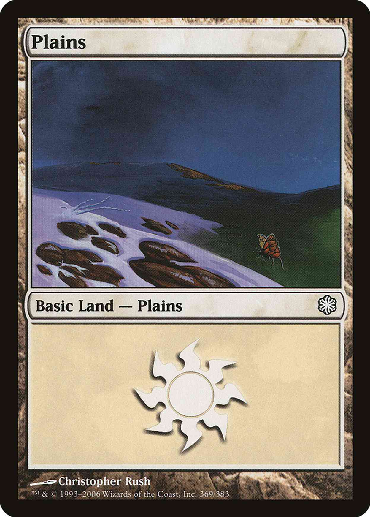 Plains (369) magic card front