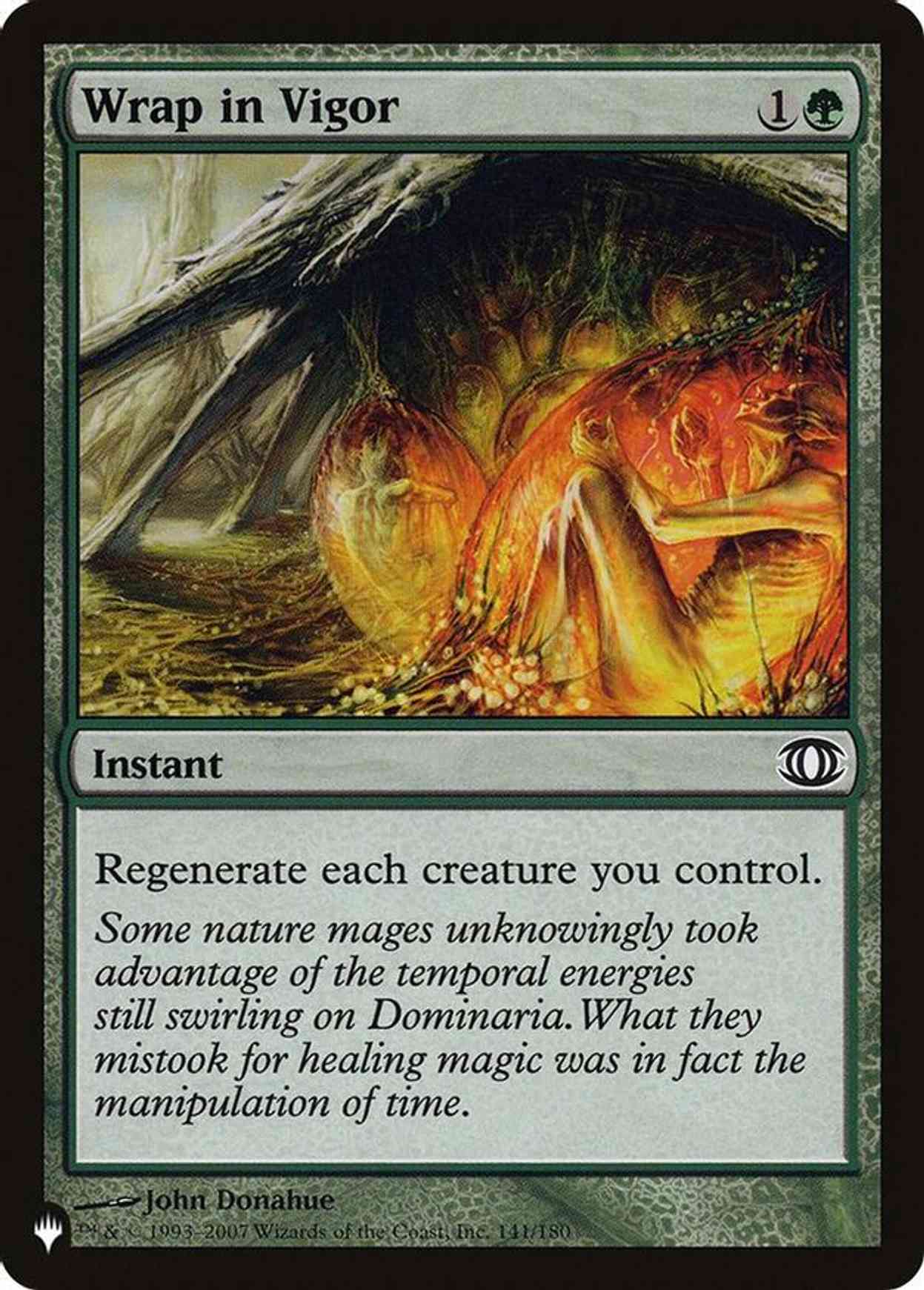Wrap in Vigor magic card front