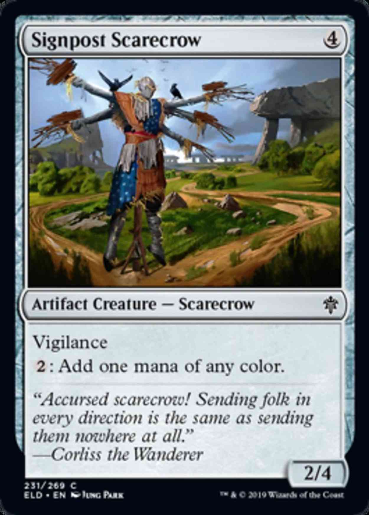 Signpost Scarecrow magic card front