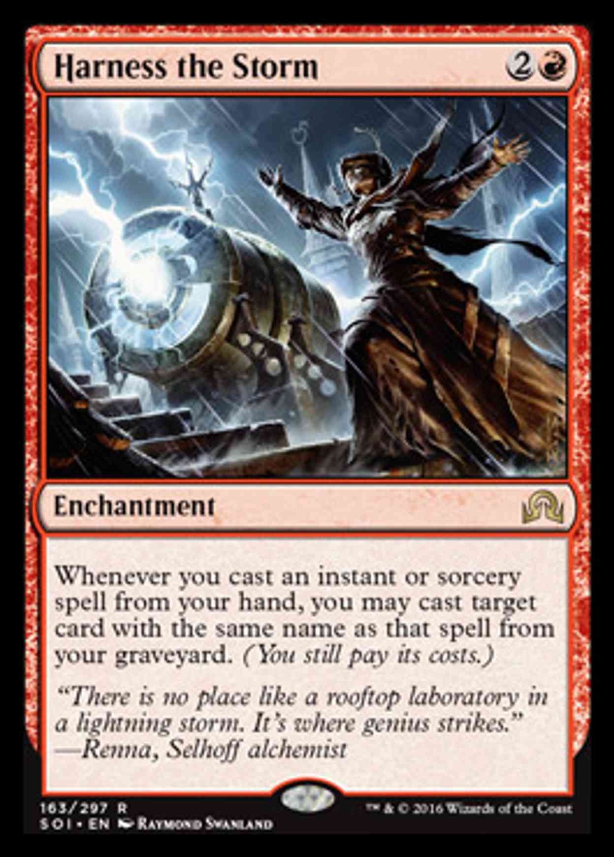Harness the Storm magic card front