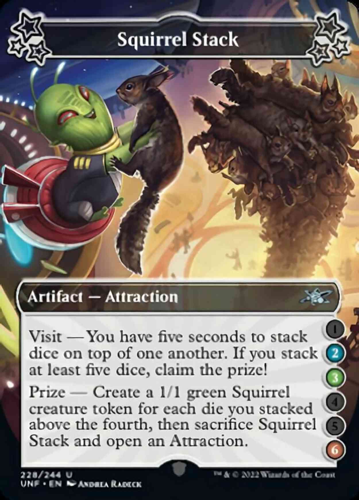 Squirrel Stack (2-3-6) magic card front
