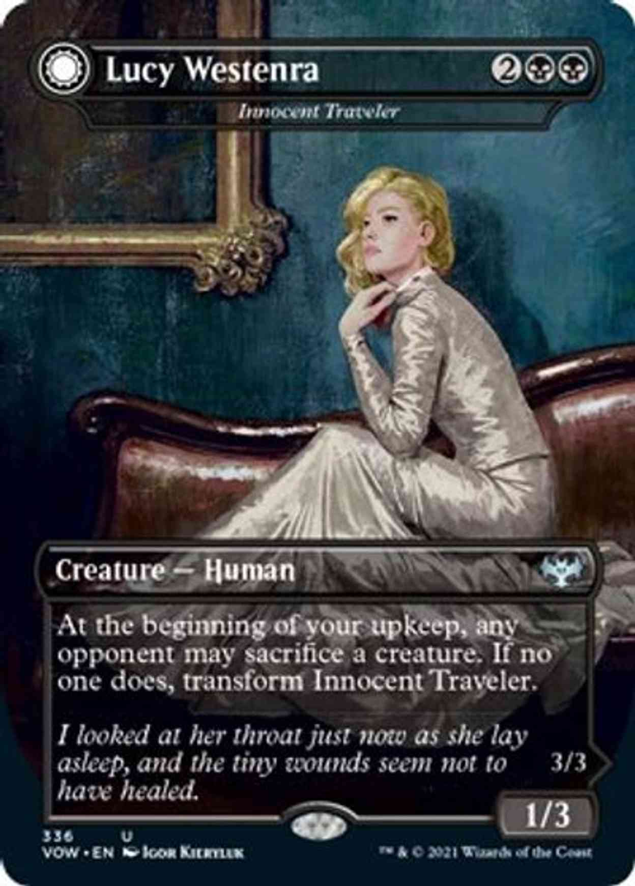 Lucy Westenra - Innocent Traveler magic card front