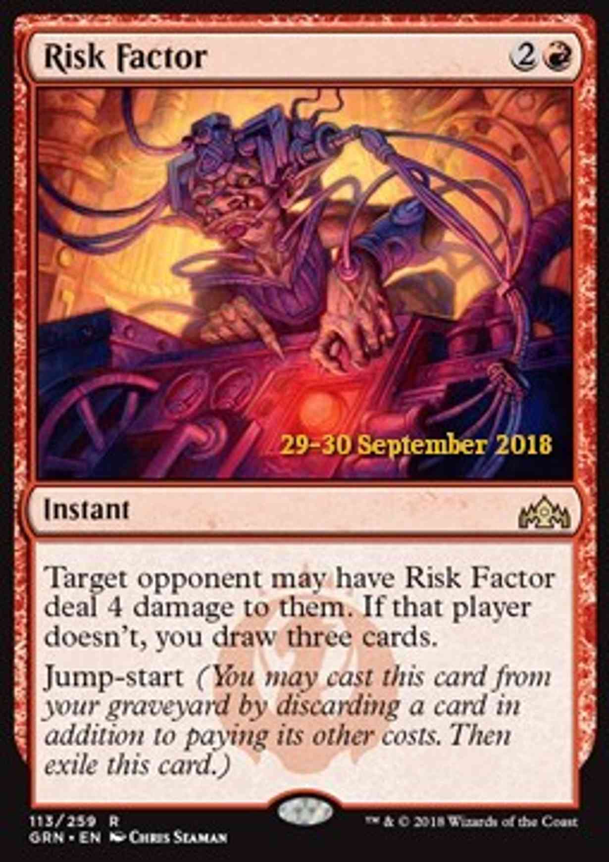 Risk Factor magic card front