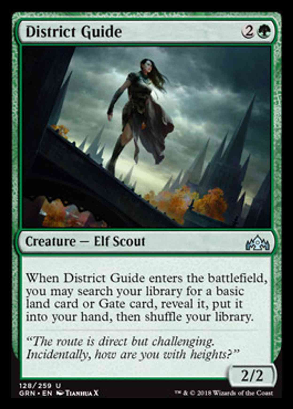 District Guide magic card front