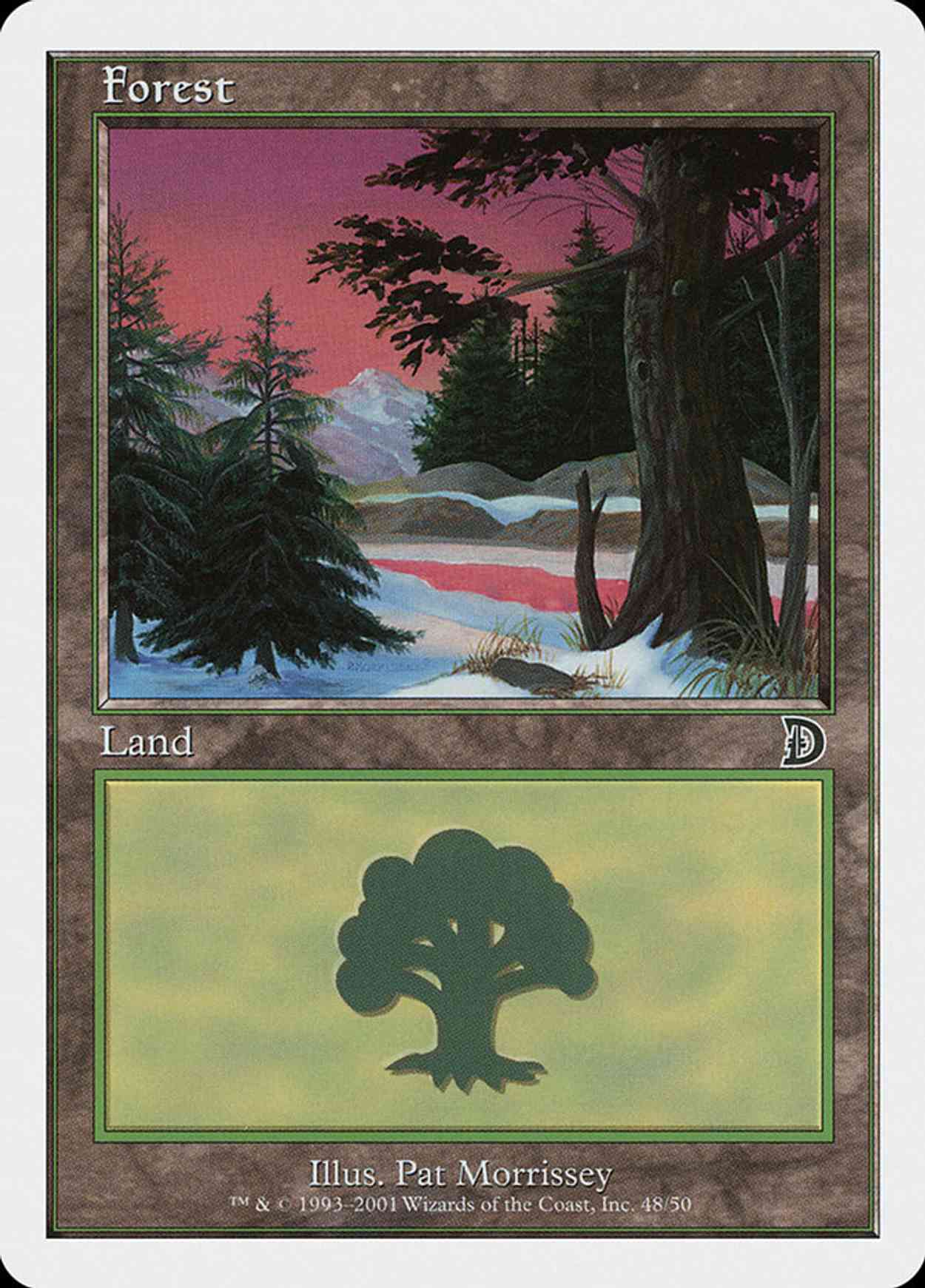 Forest (48) magic card front