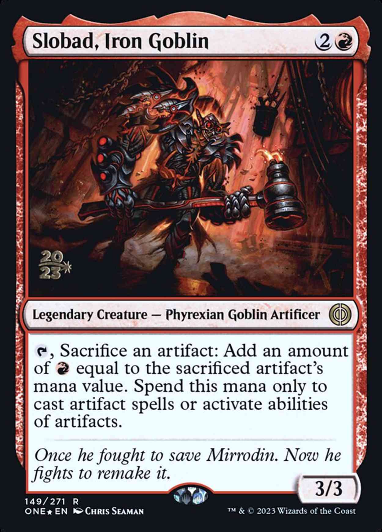 Slobad, Iron Goblin magic card front