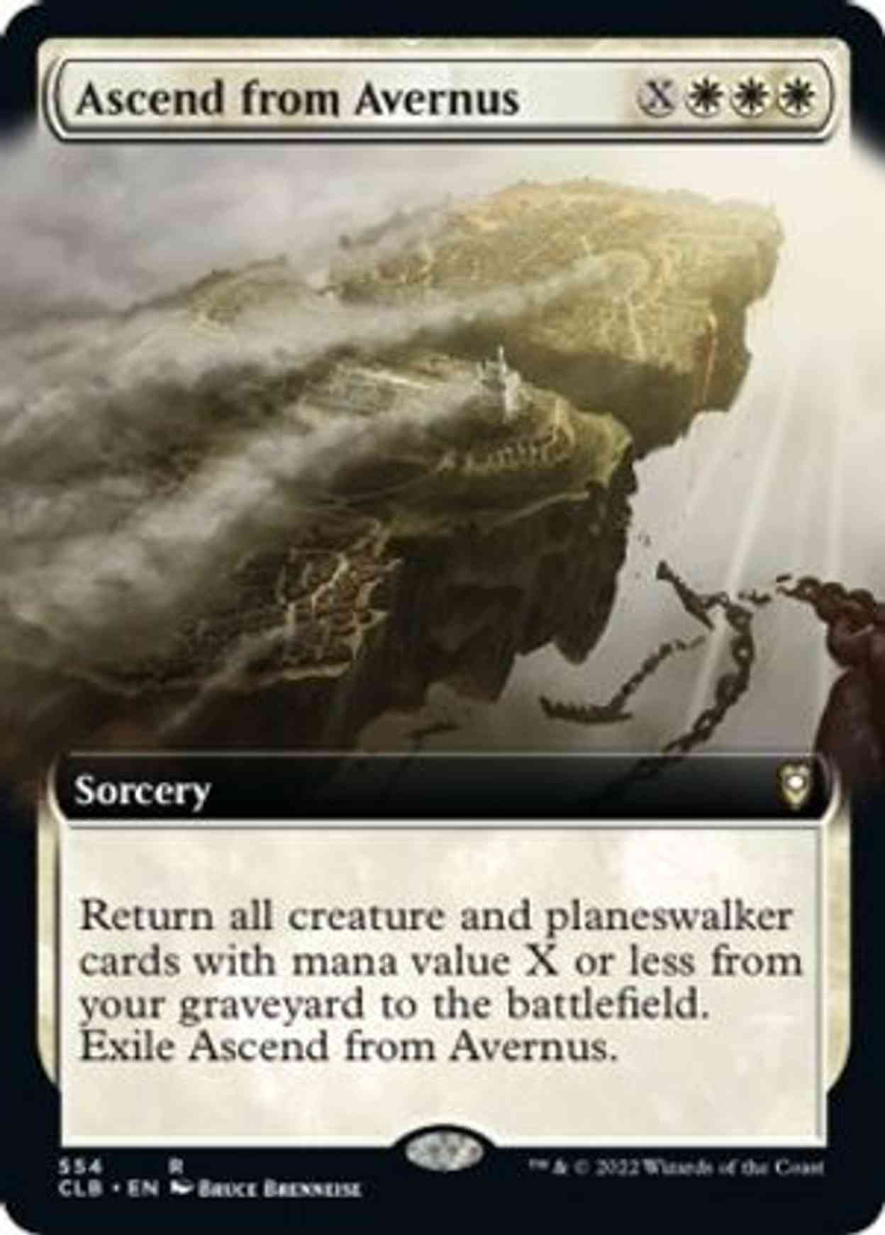 Ascend from Avernus (Extended Art) magic card front
