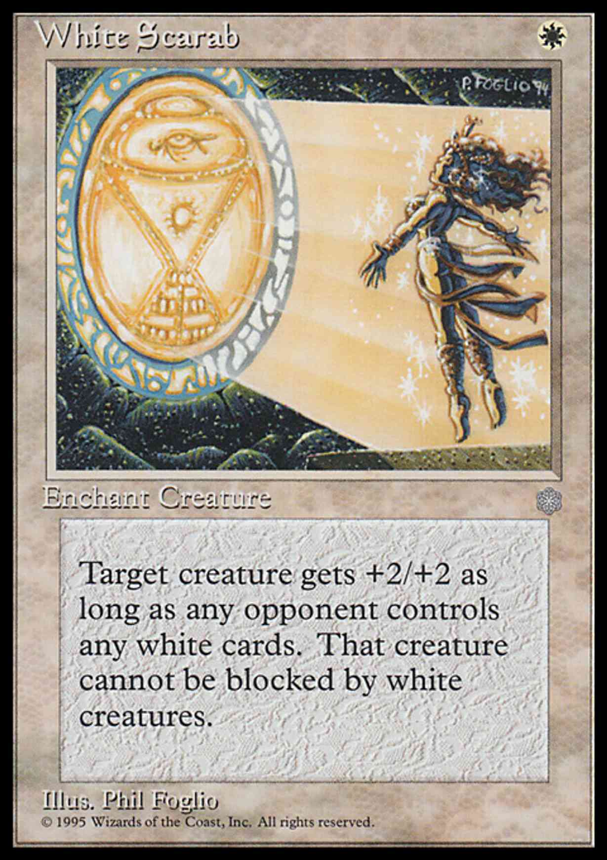 White Scarab magic card front