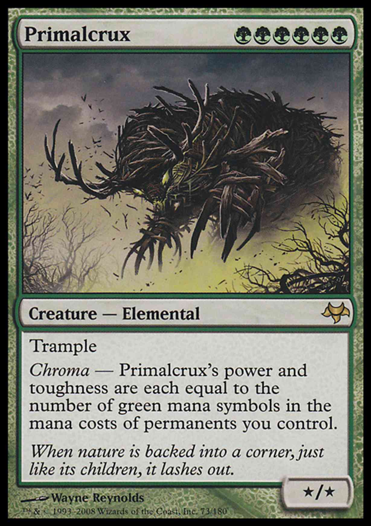 Primalcrux magic card front