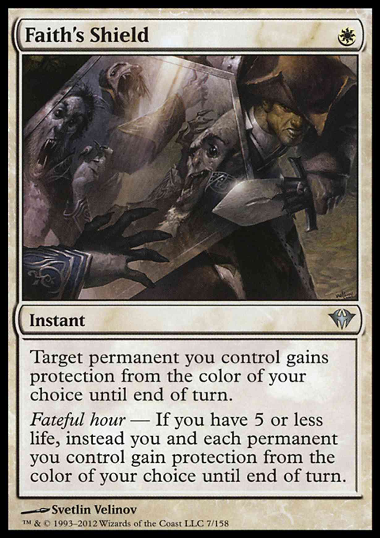Faith's Shield magic card front