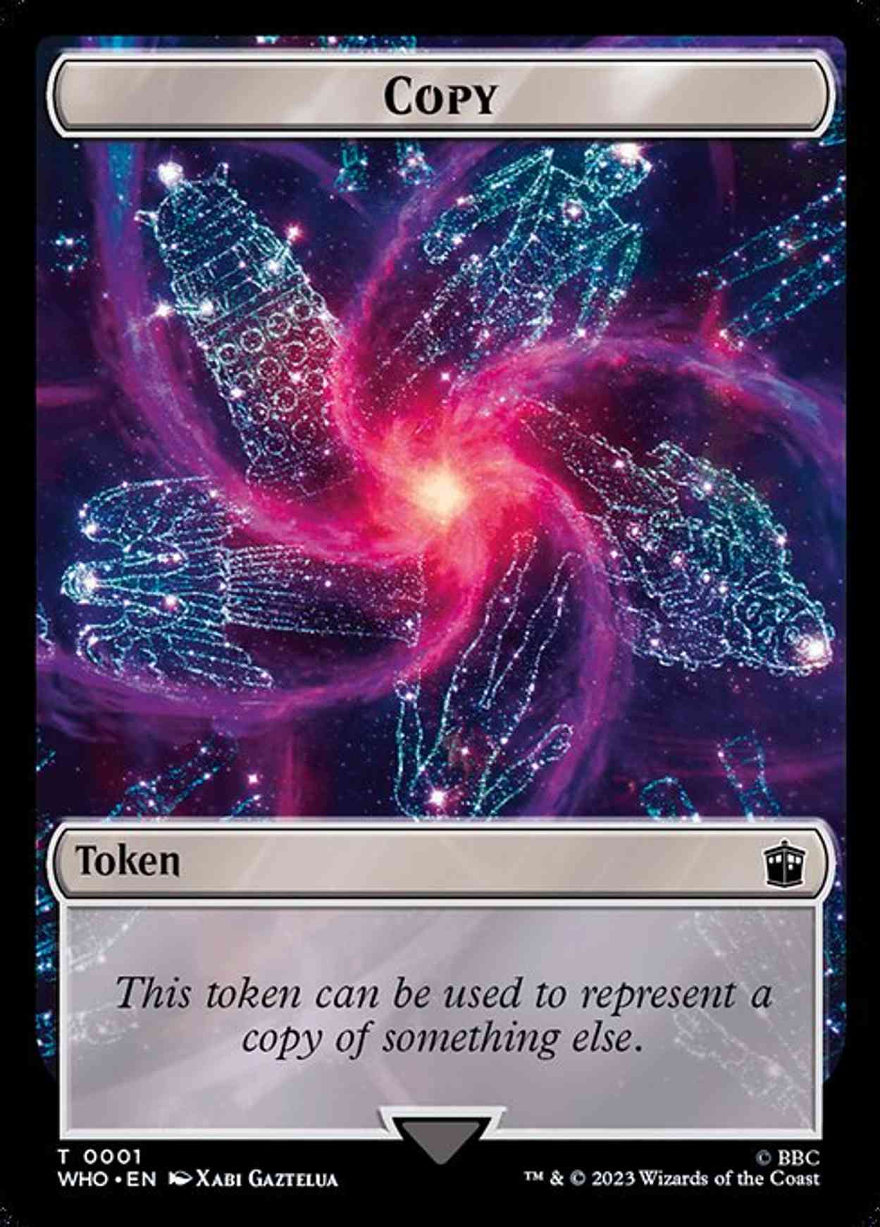 Copy // Clue (0054) Double-Sided Token (Surge Foil) magic card front