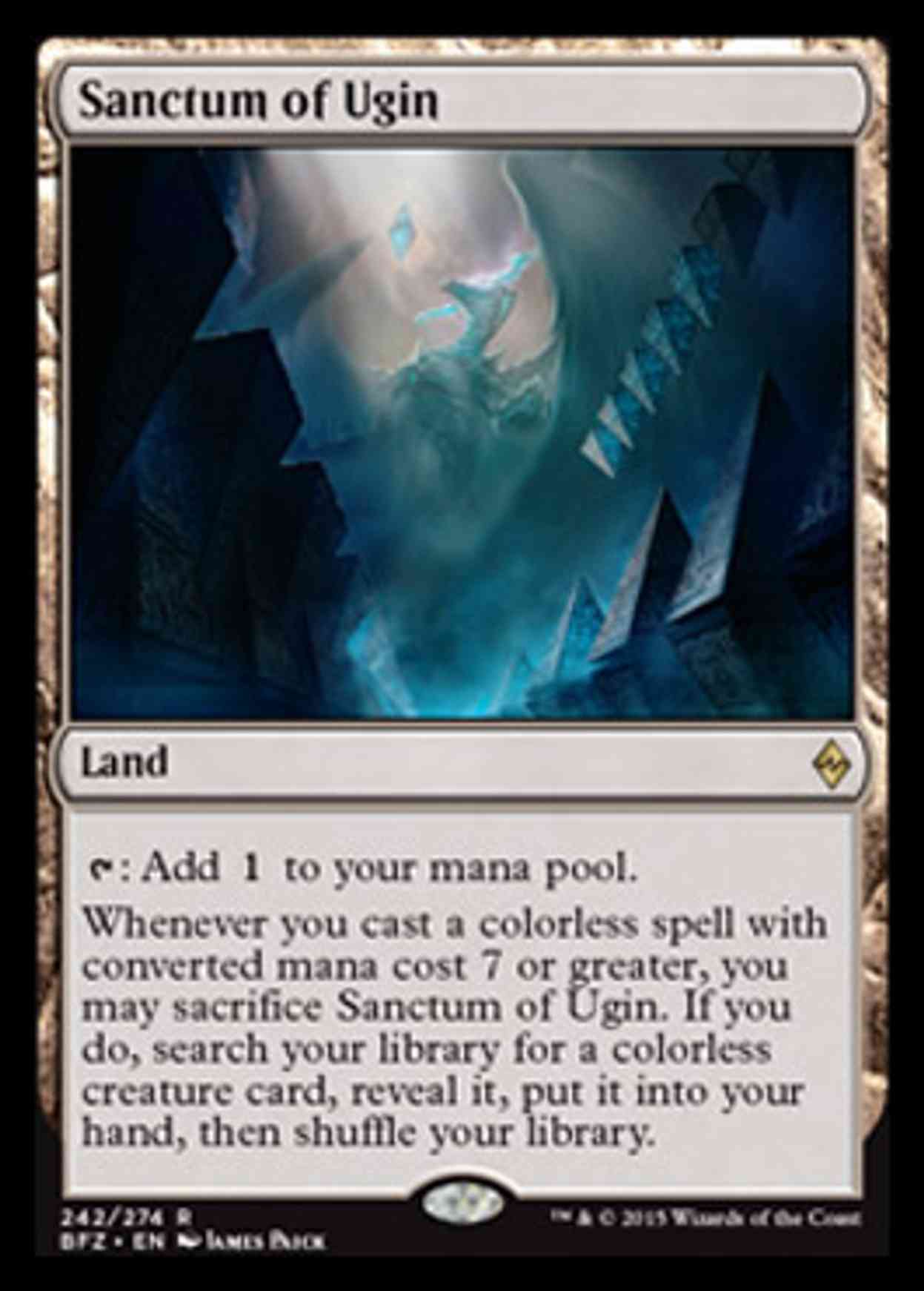 Sanctum of Ugin magic card front