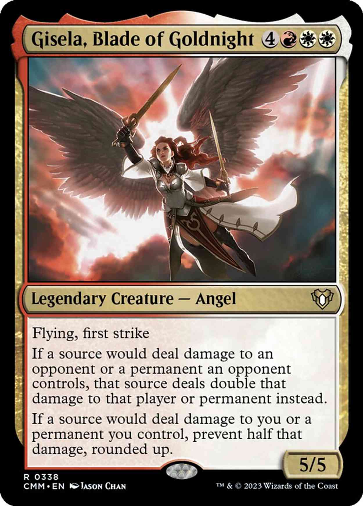 Gisela, Blade of Goldnight magic card front