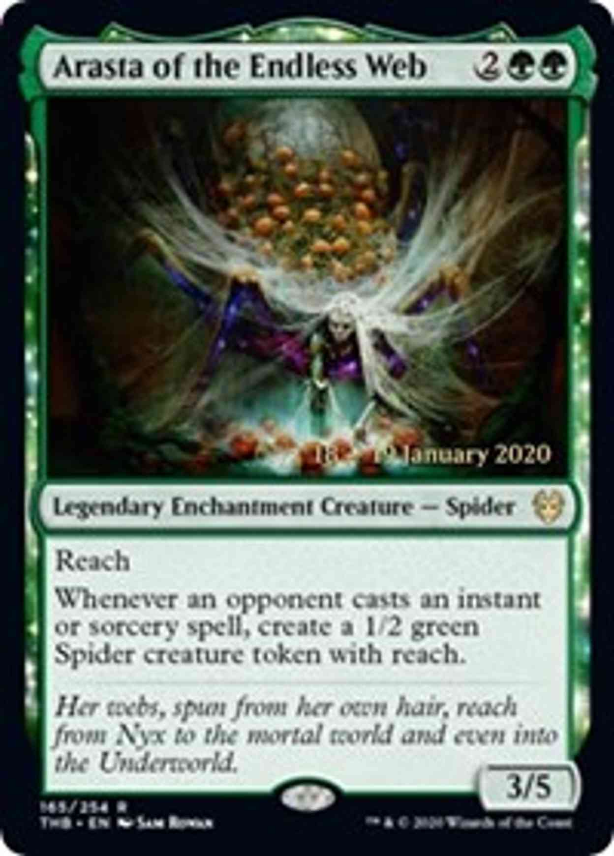 Arasta of the Endless Web magic card front
