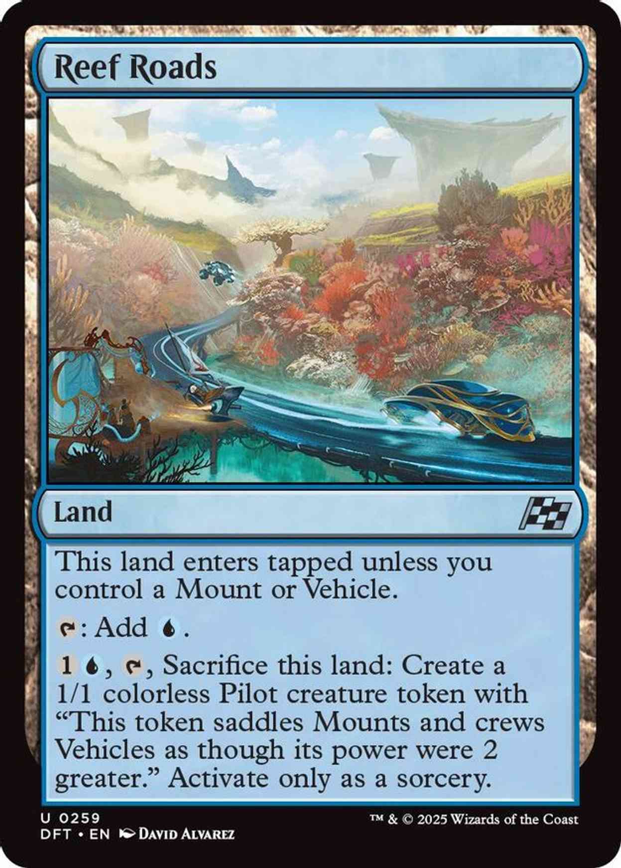 Reef Roads magic card front