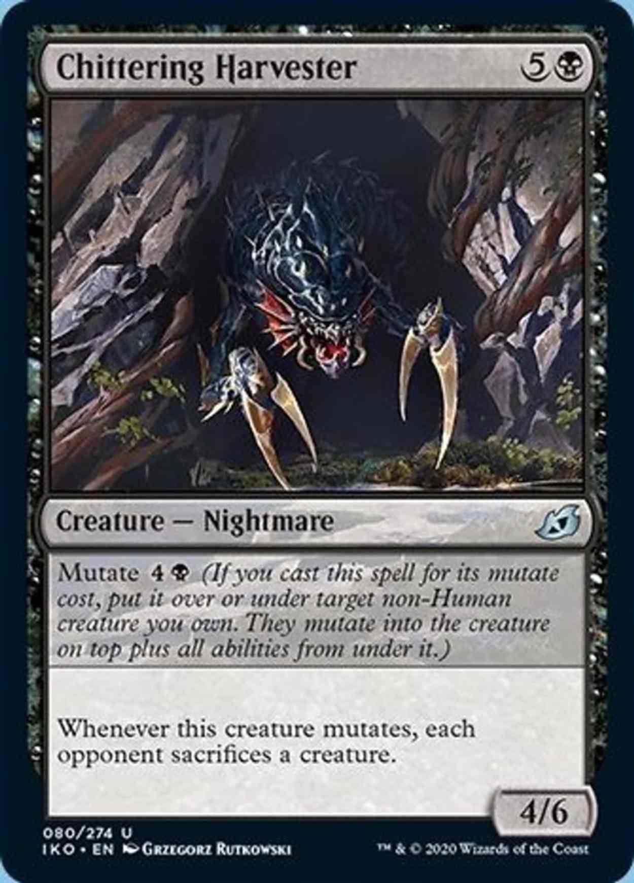 Chittering Harvester magic card front