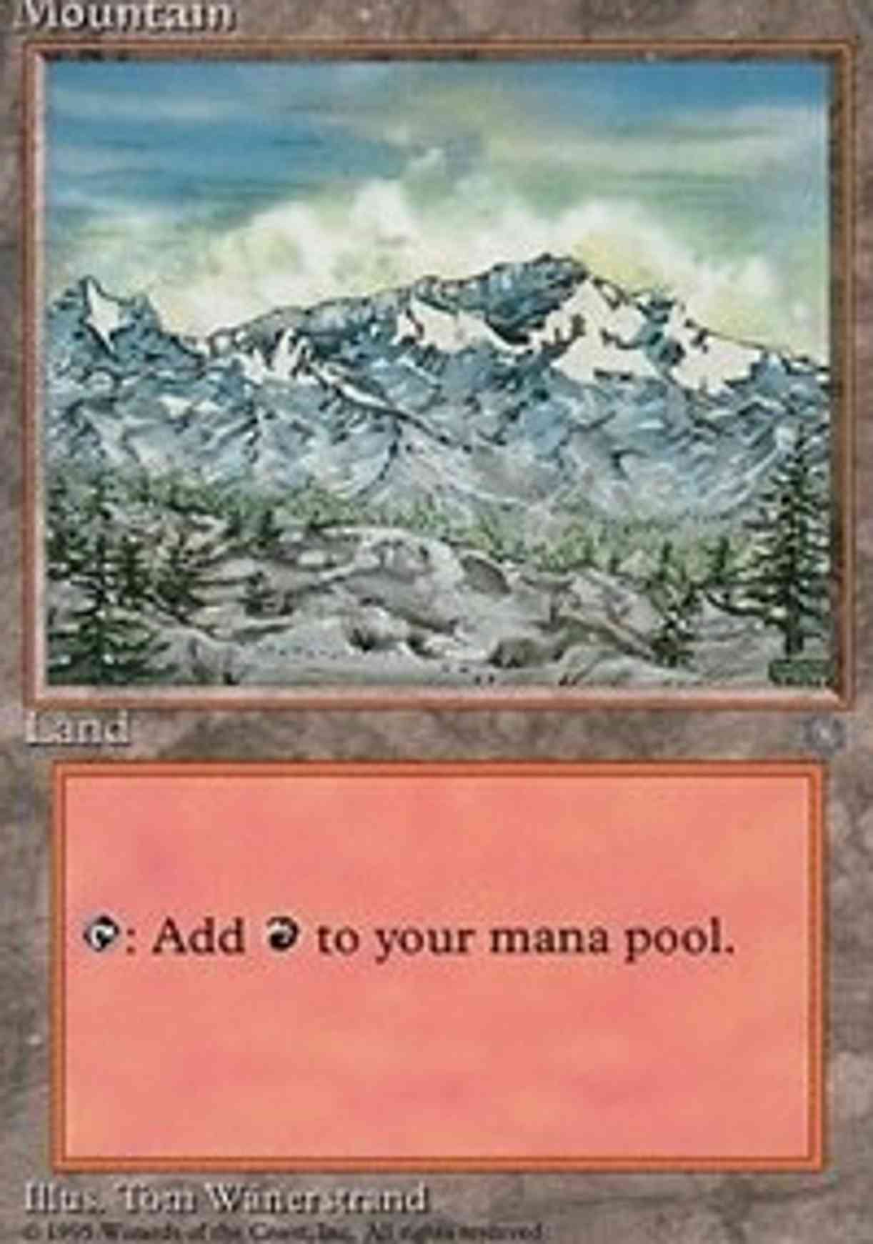 Mountain (340) magic card front