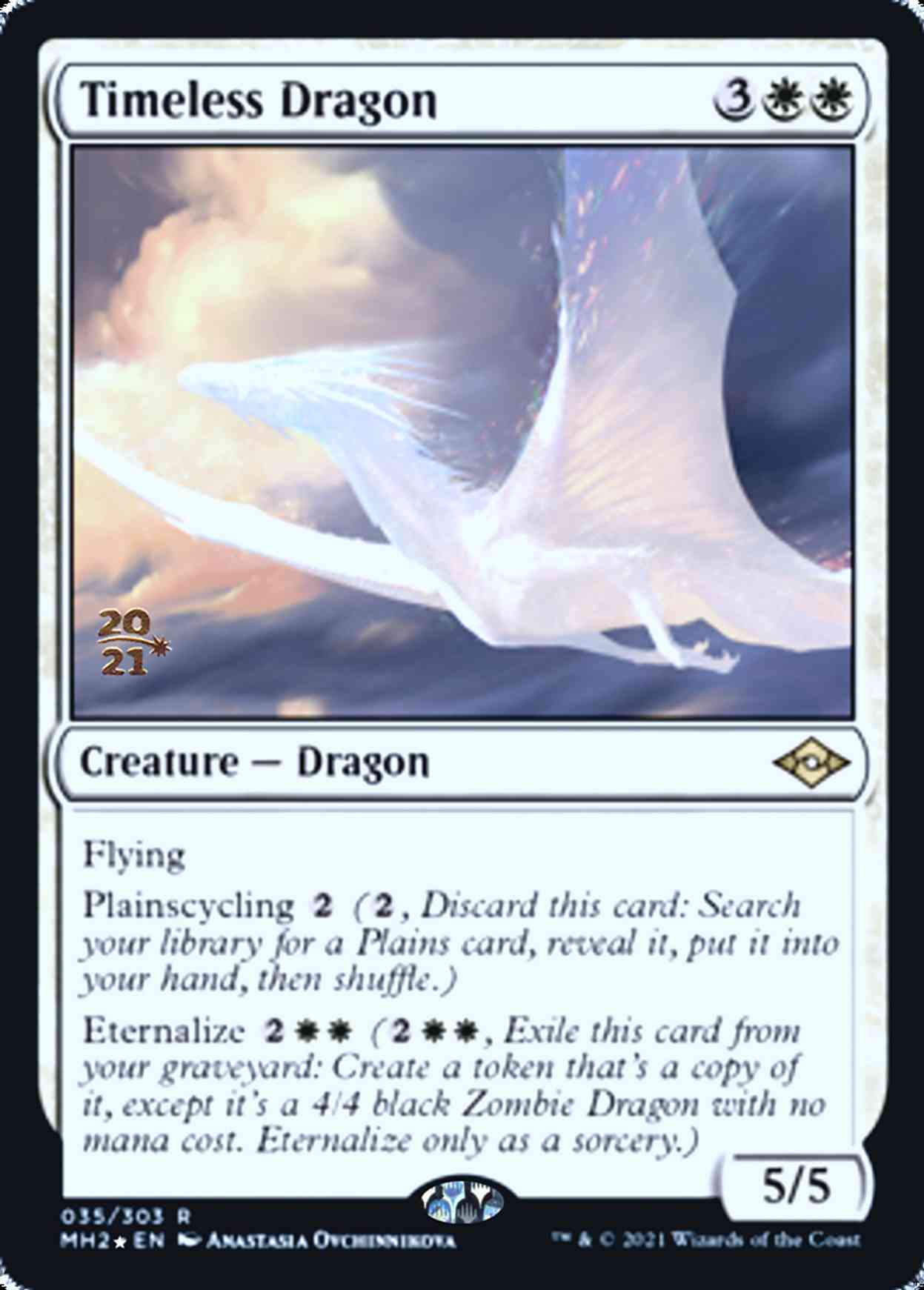 Timeless Dragon magic card front
