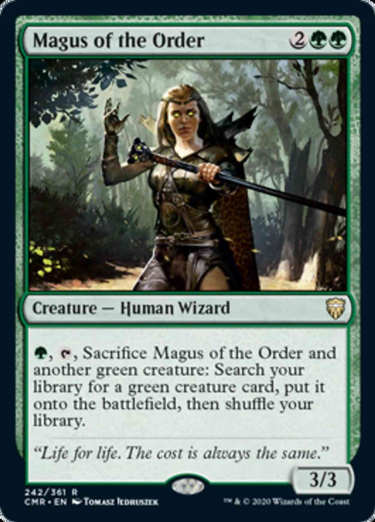 Magus of the Order magic card front