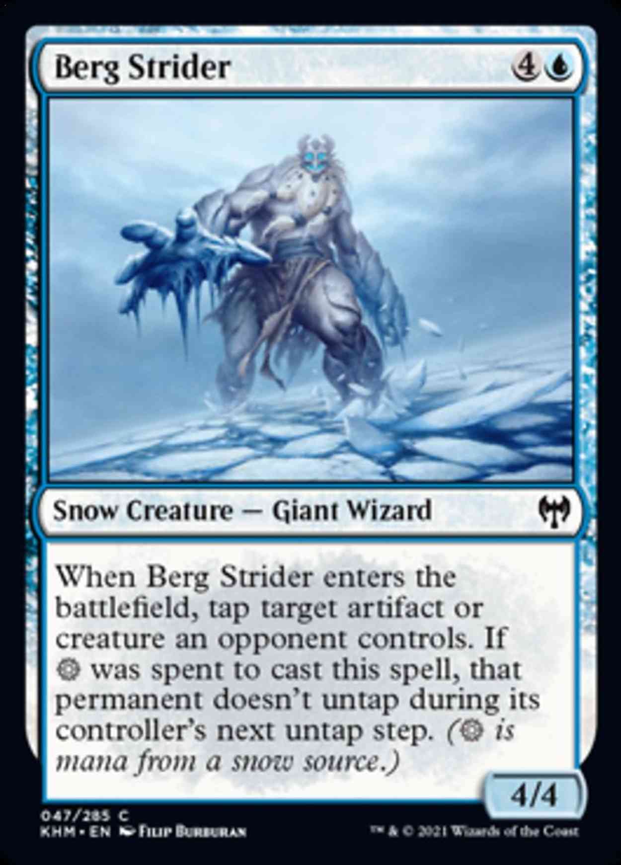 Berg Strider magic card front