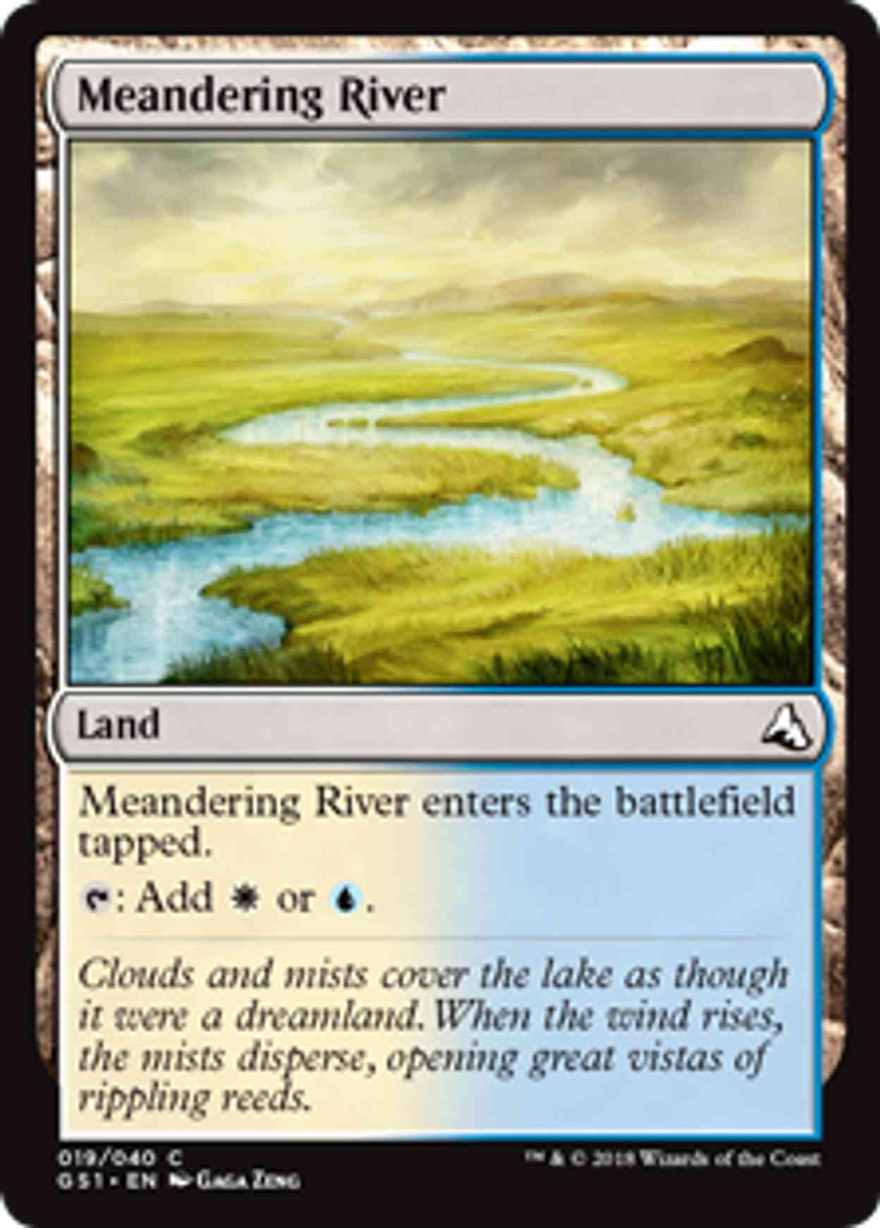 Meandering River magic card front