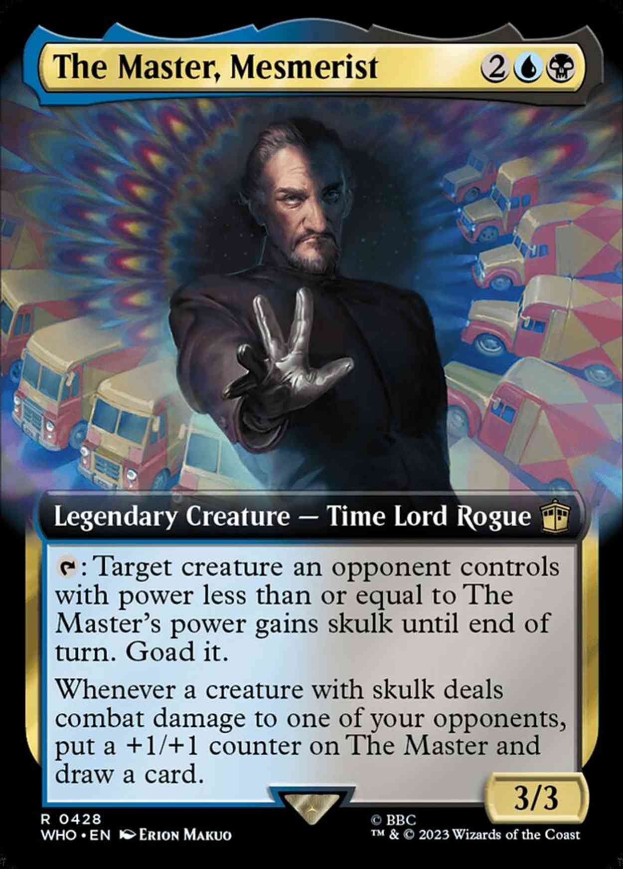 The Master, Mesmerist (Extended Art) magic card front