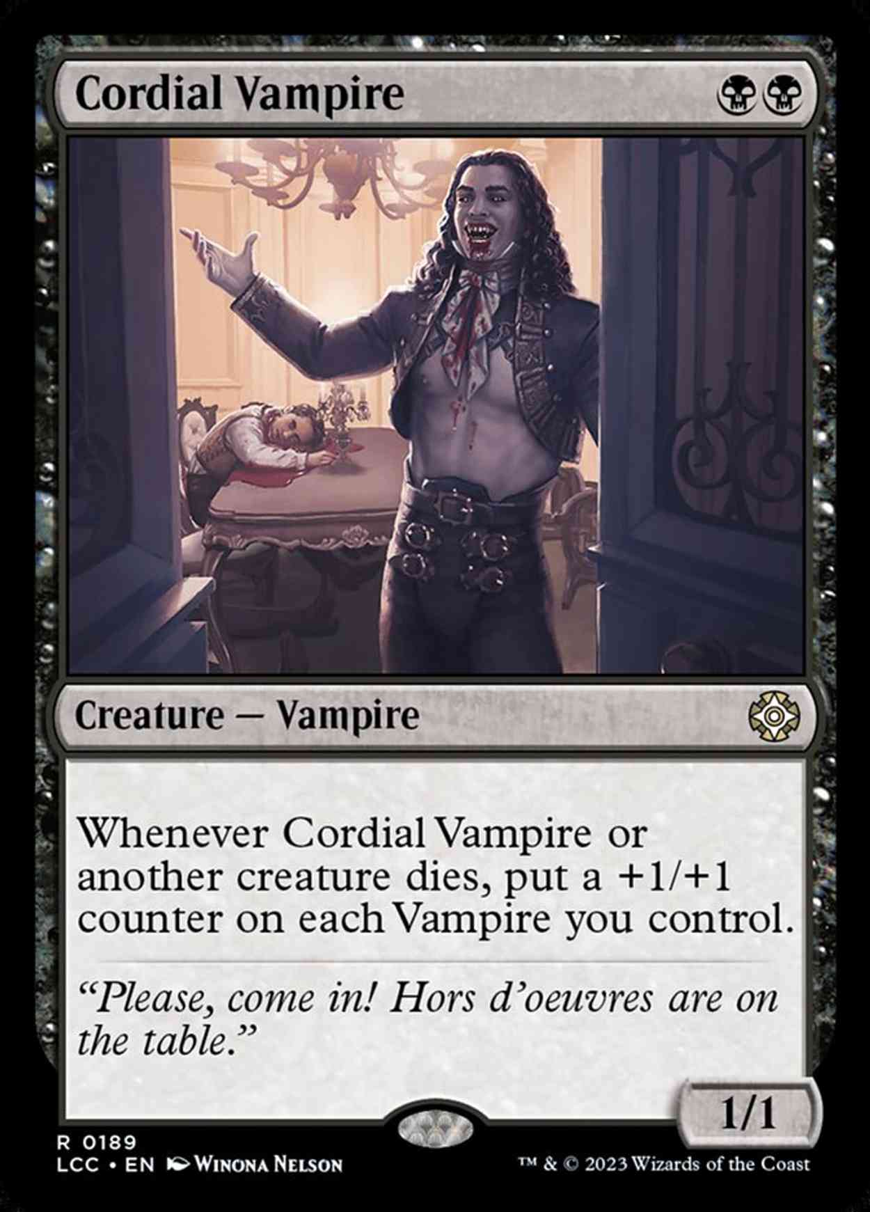 Cordial Vampire magic card front