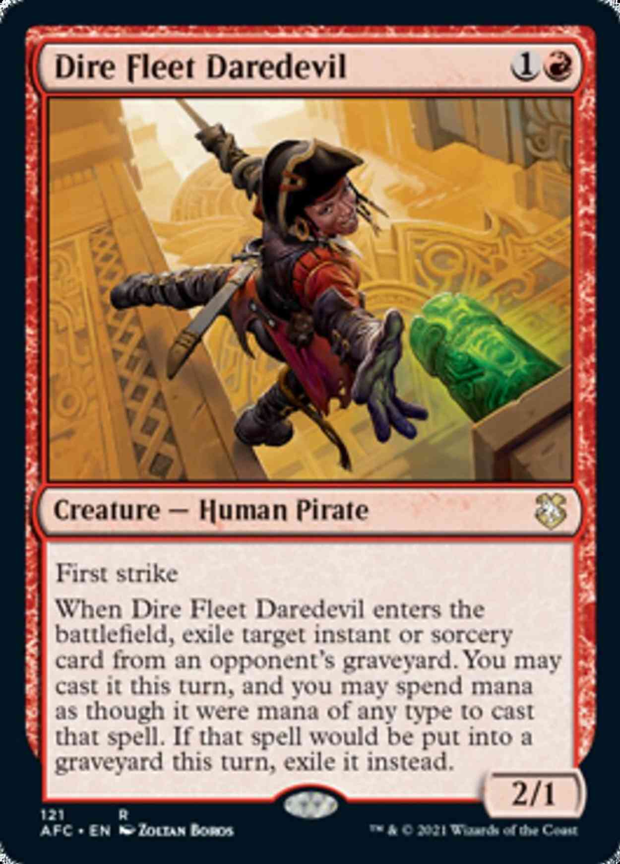 Dire Fleet Daredevil magic card front