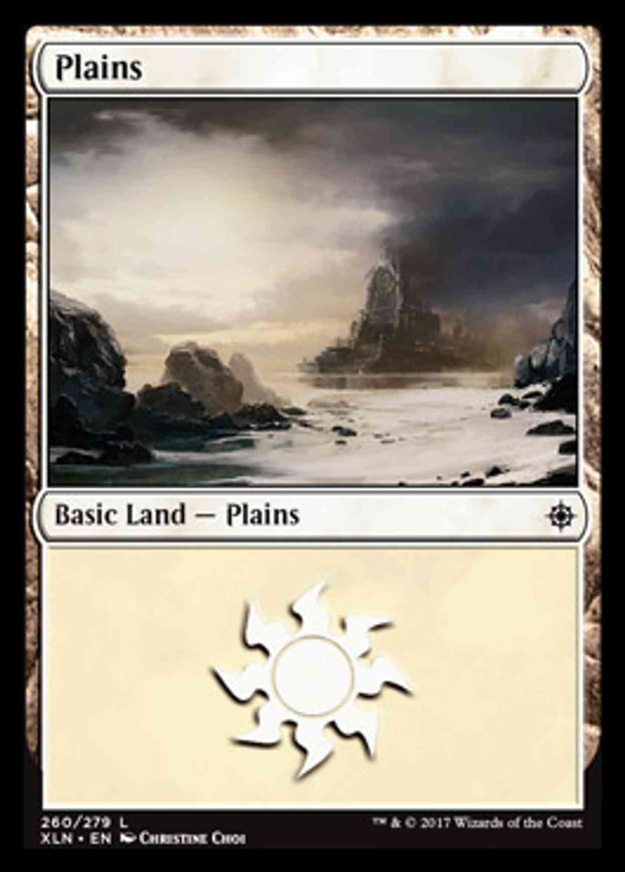 Plains (260) magic card front
