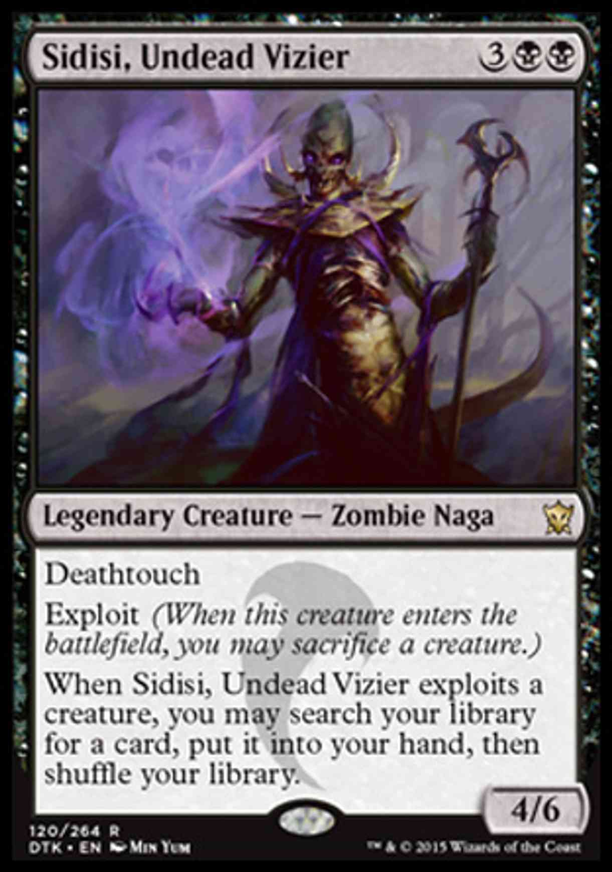 Sidisi, Undead Vizier magic card front