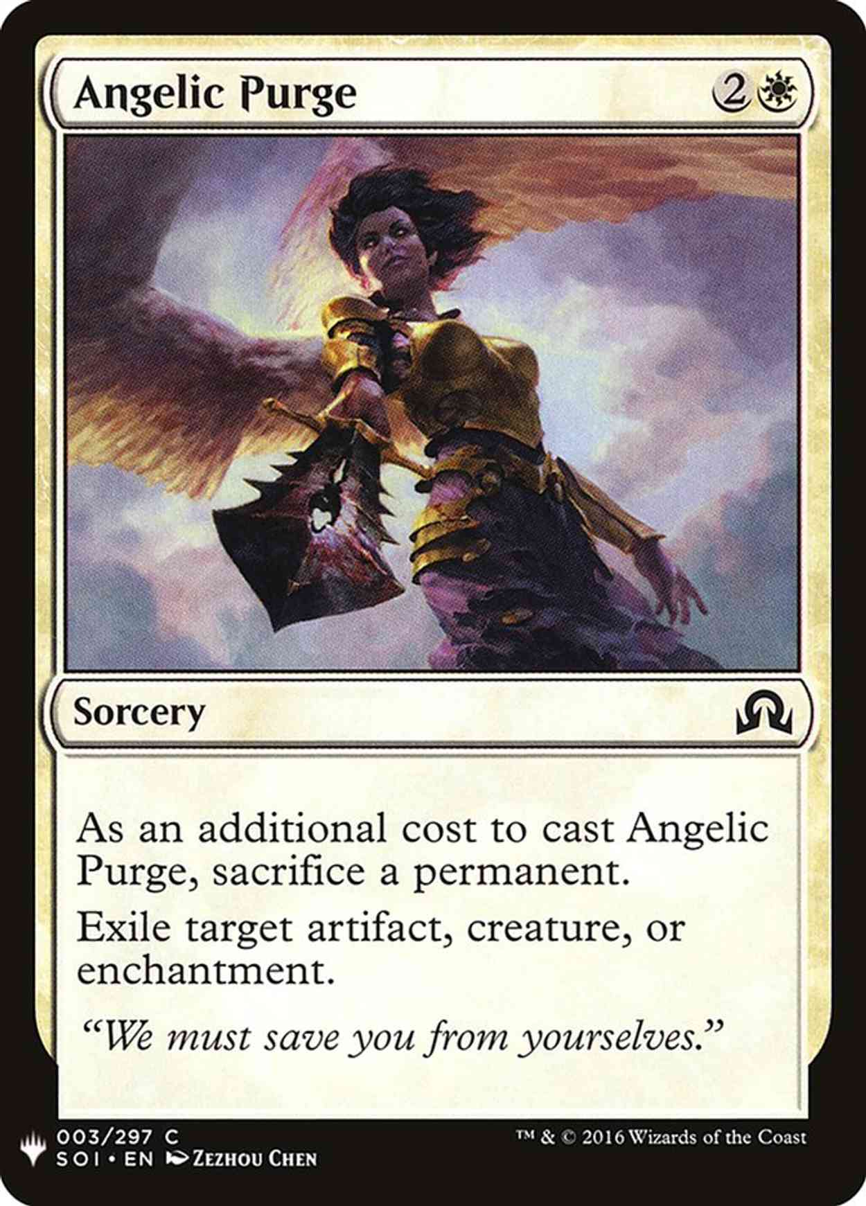 Angelic Purge magic card front