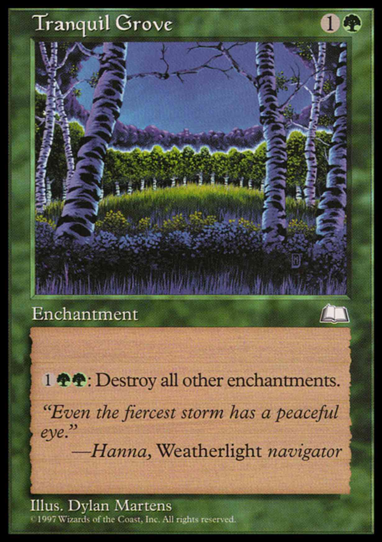 Tranquil Grove magic card front