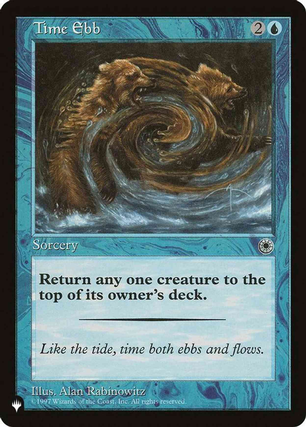 Time Ebb magic card front
