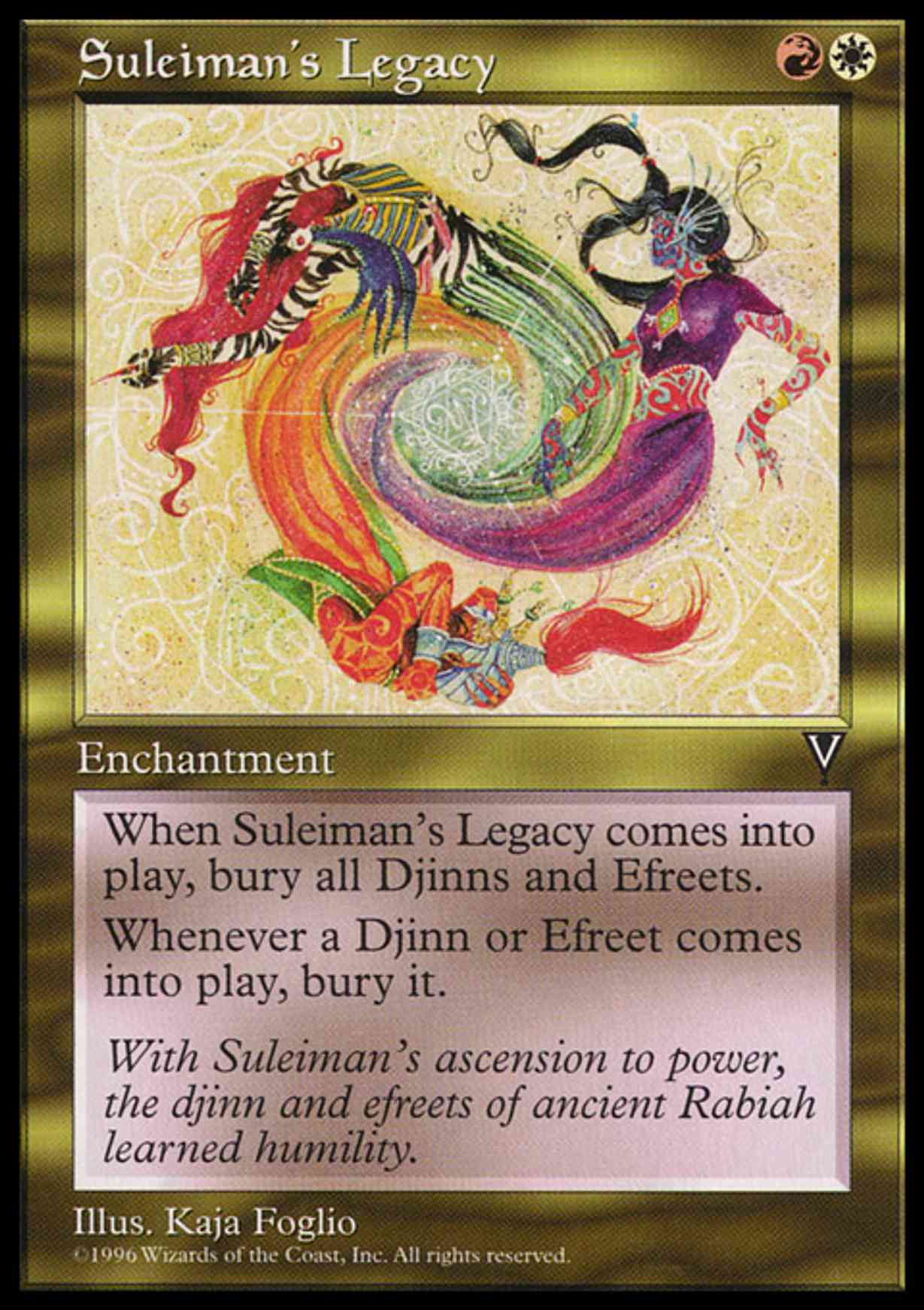 Suleiman's Legacy magic card front