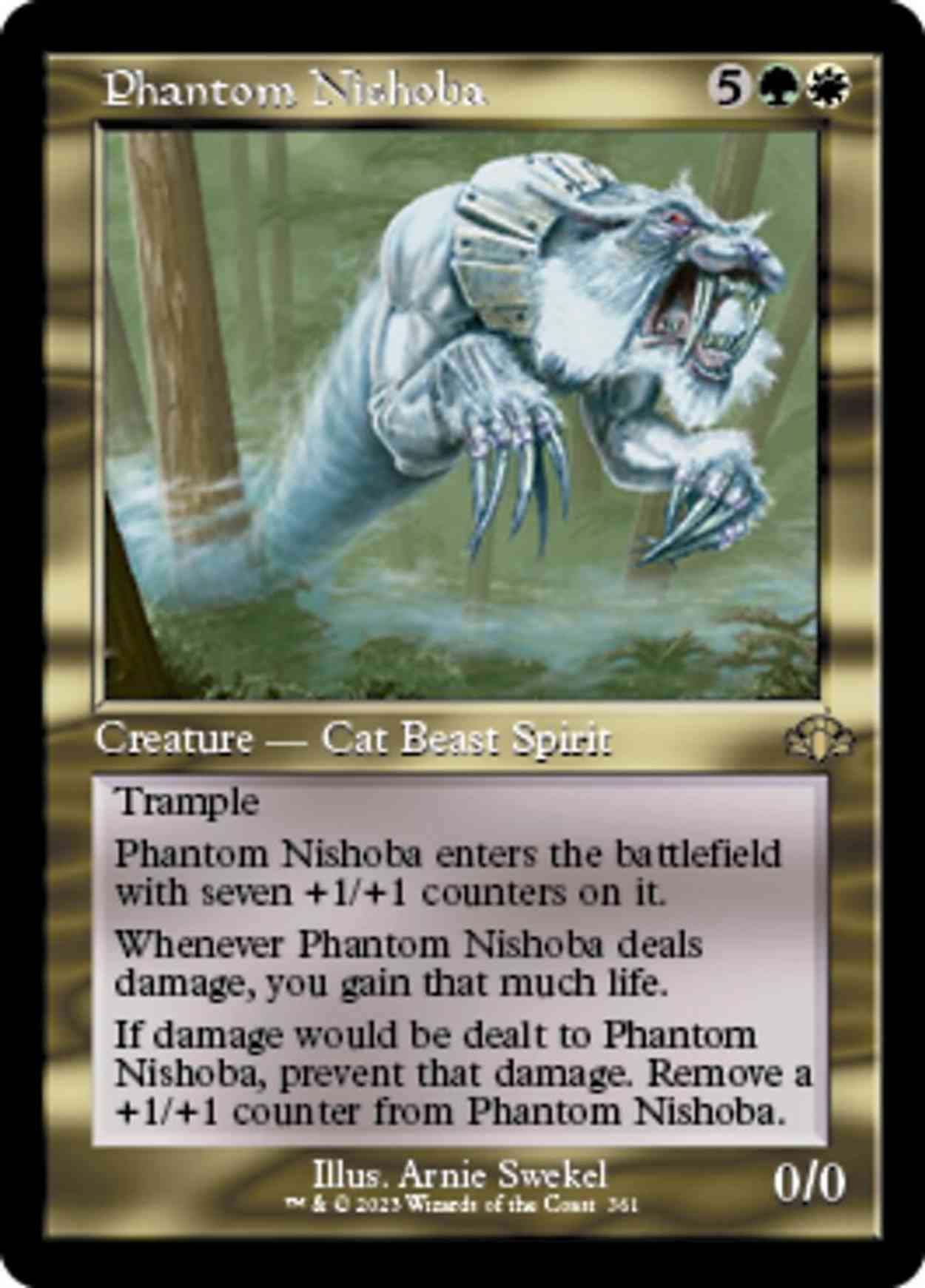 Phantom Nishoba (Retro Frame) magic card front