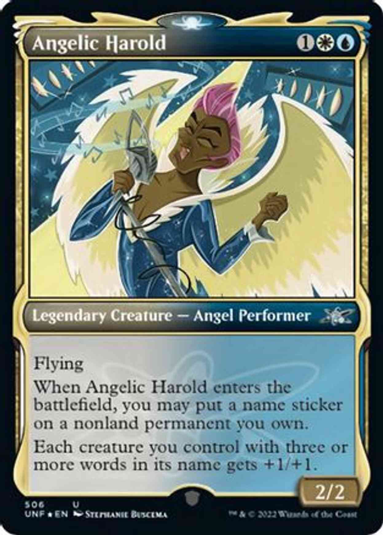 Angelic Harold (Showcase) (Galaxy Foil) magic card front