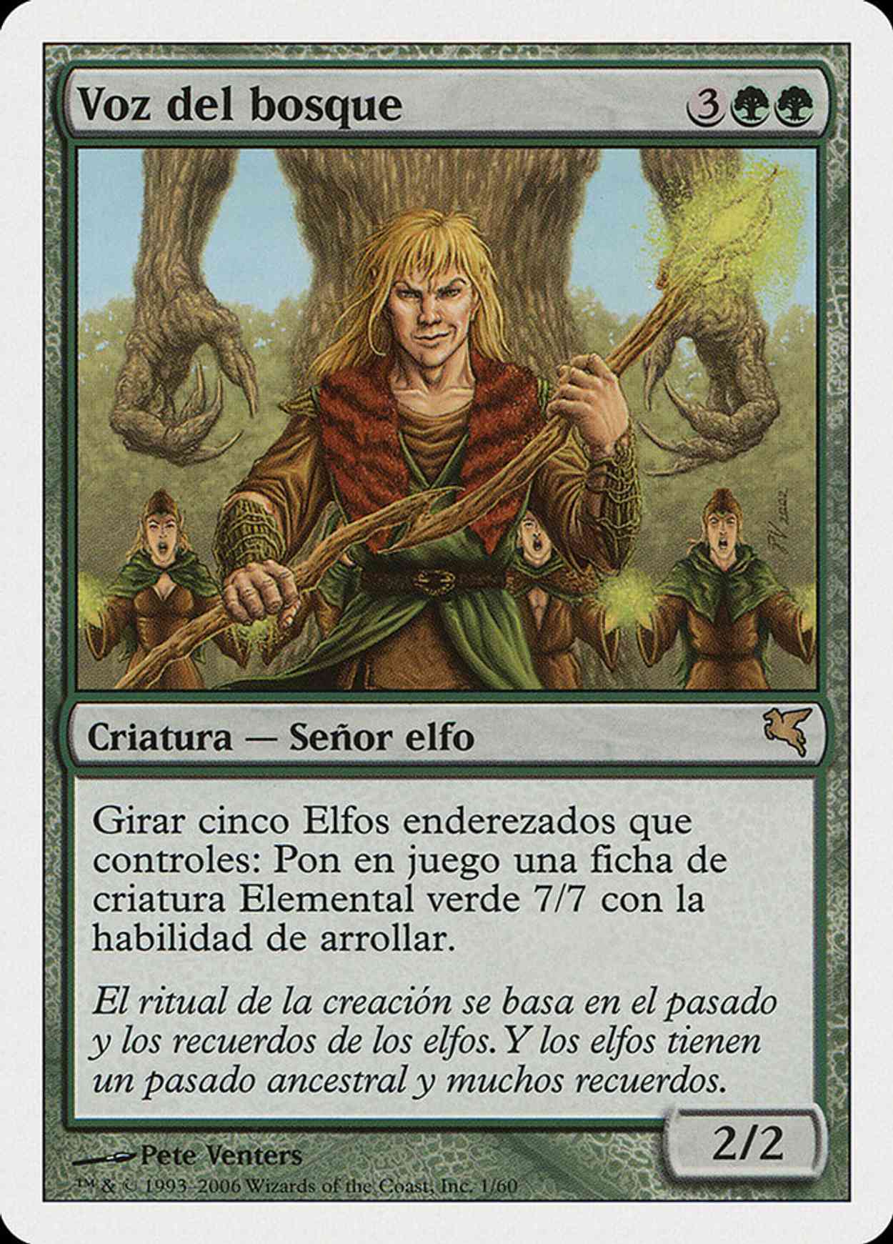 Voice of the Woods (Retro Frame) magic card front