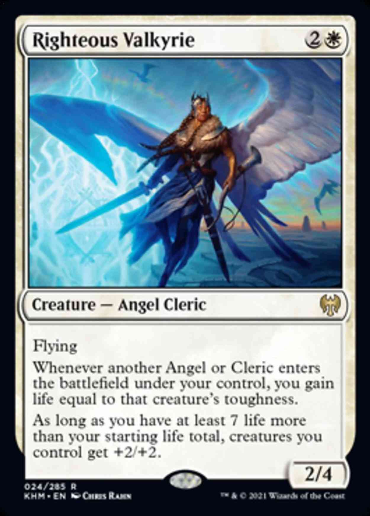Righteous Valkyrie magic card front