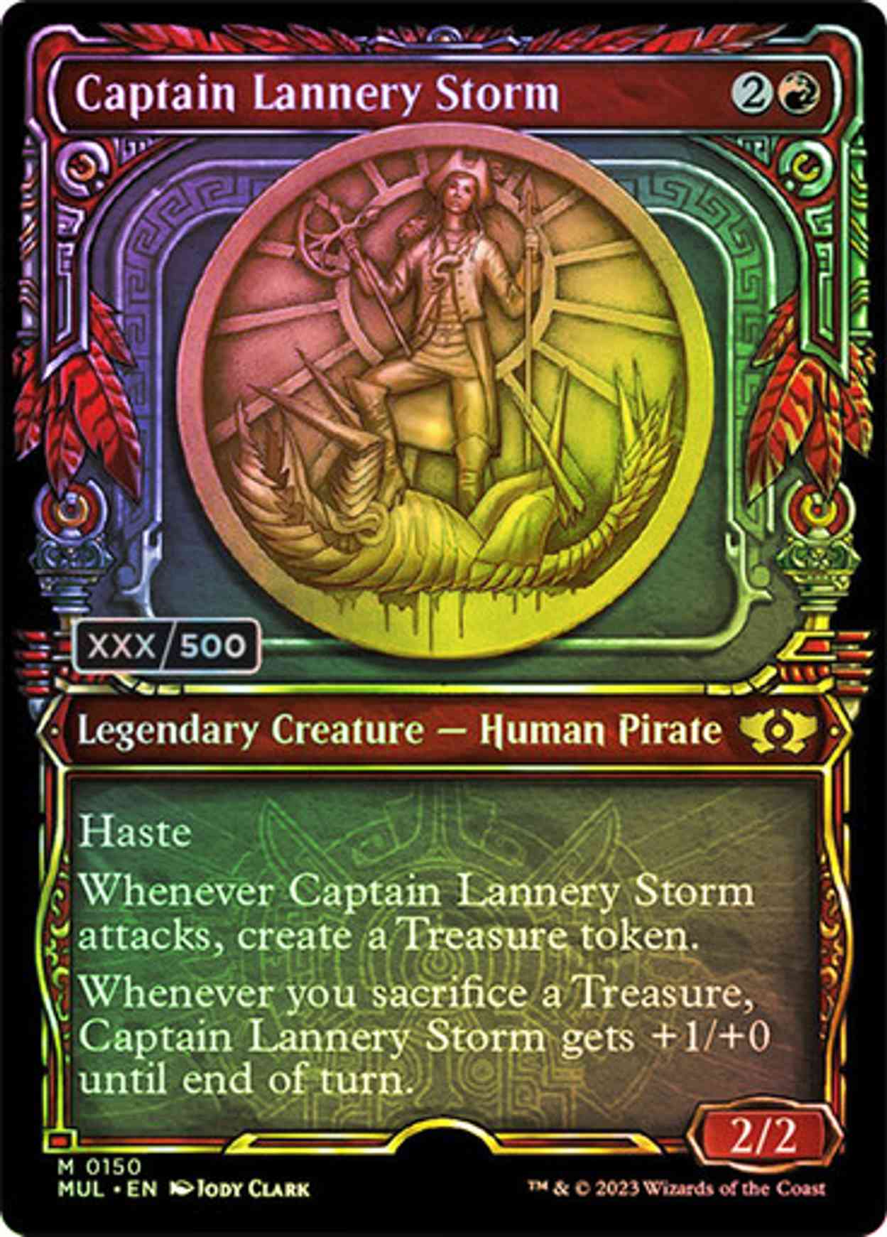 Captain Lannery Storm (Serialized) magic card front