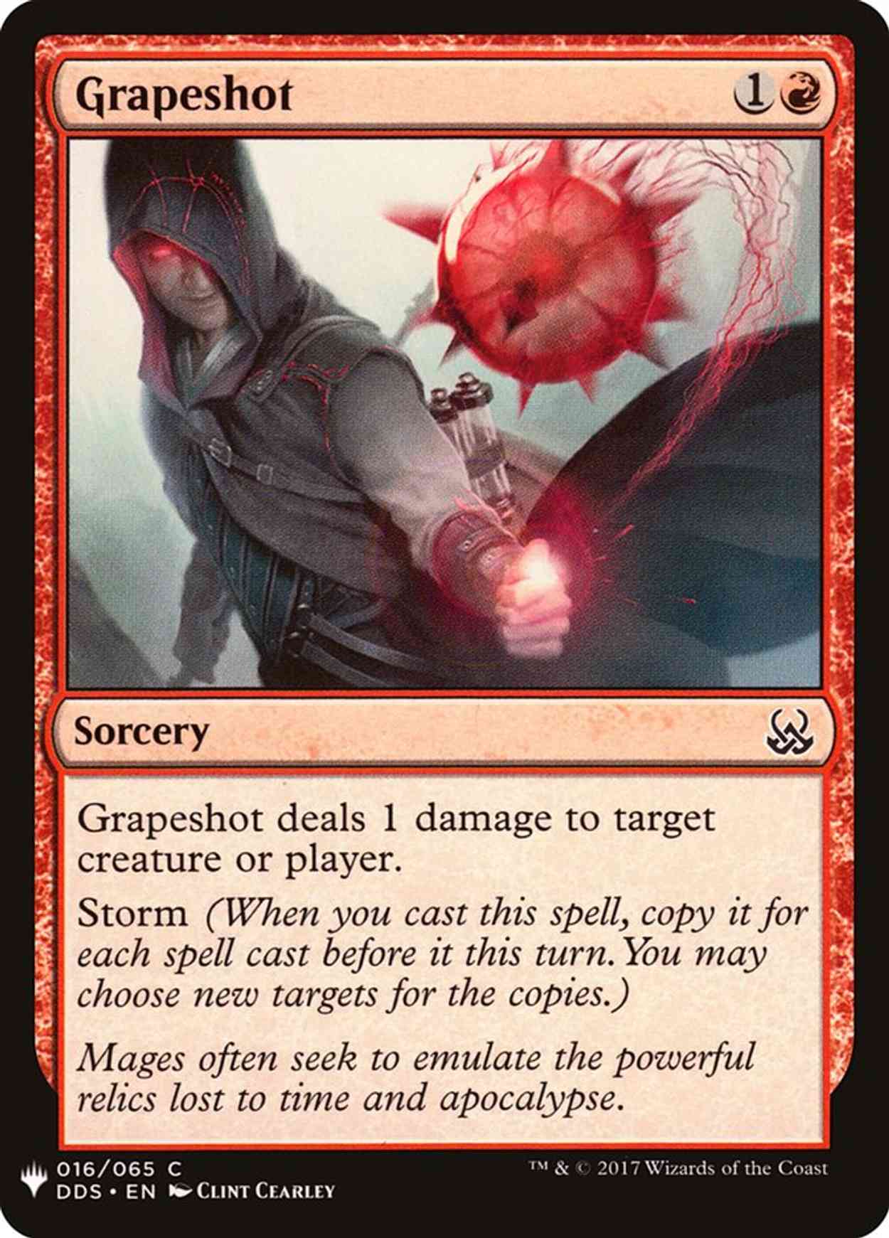 Grapeshot magic card front