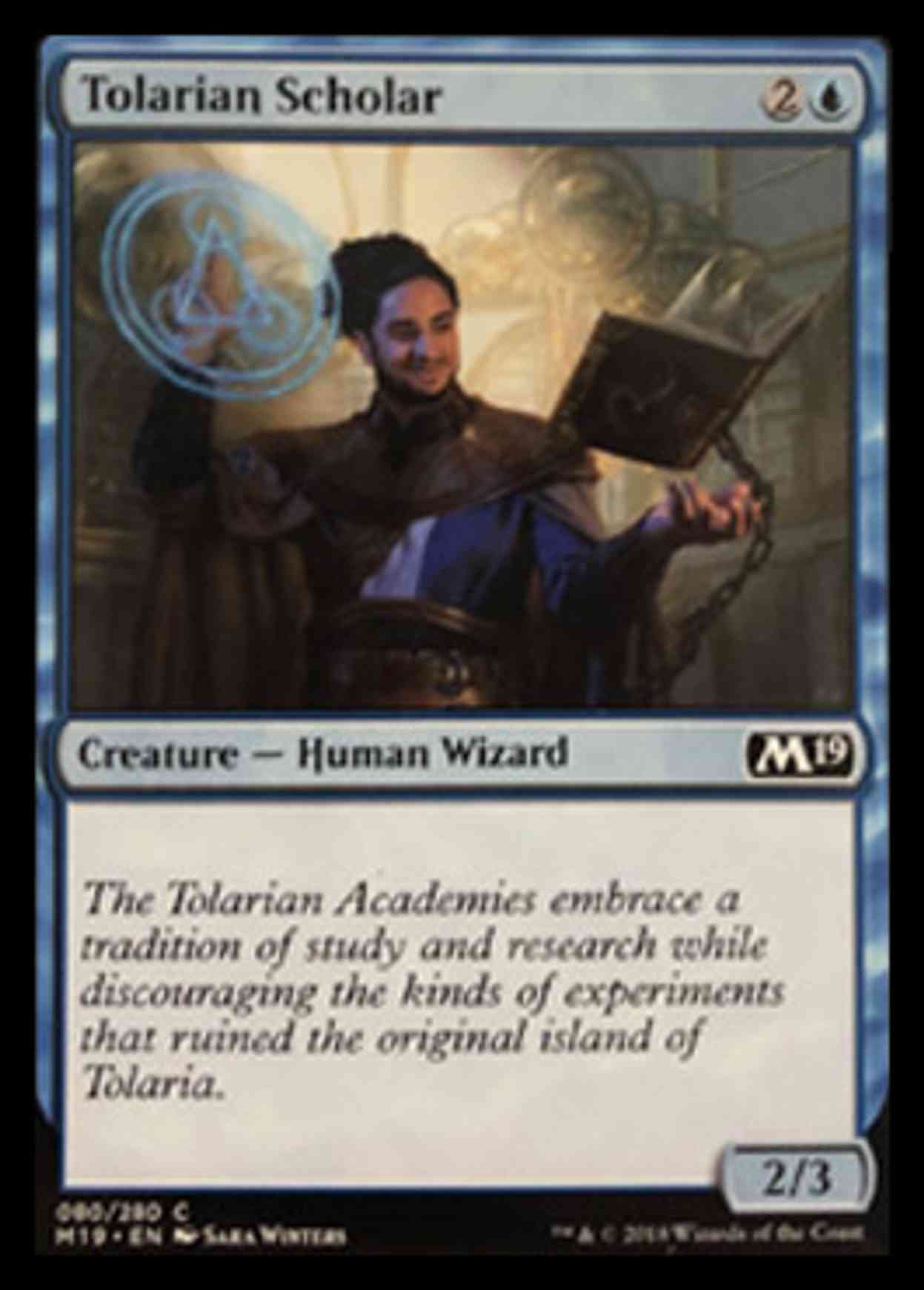Tolarian Scholar magic card front