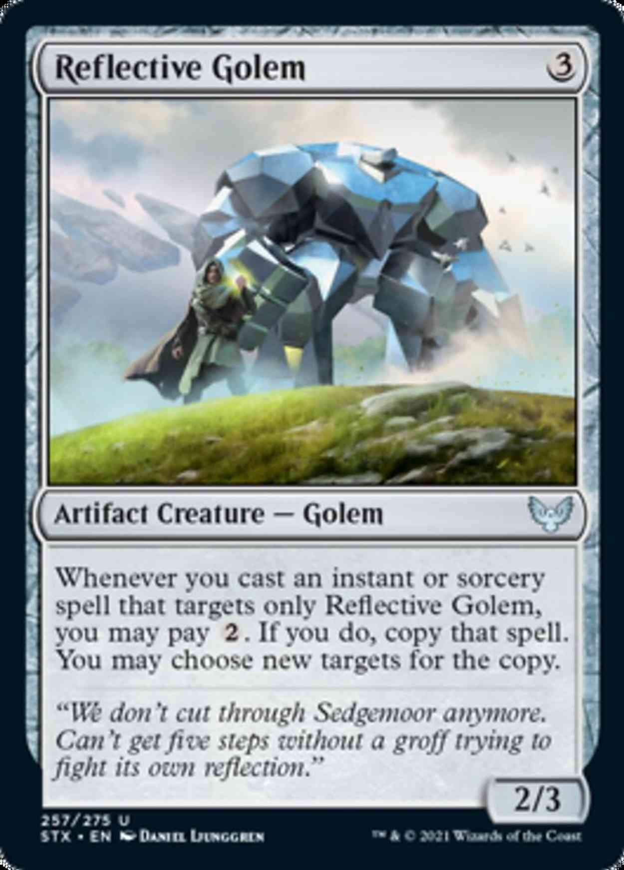 Reflective Golem magic card front