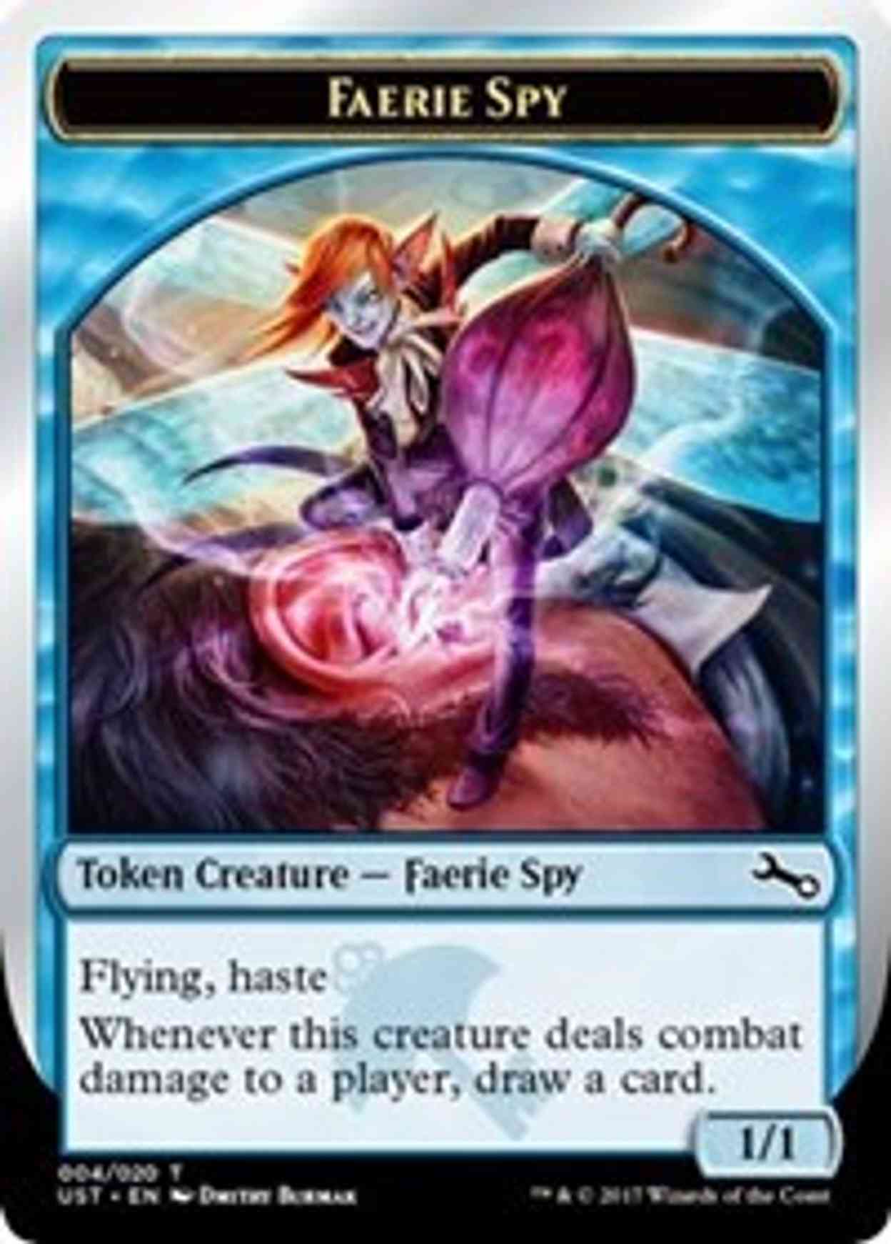 Faerie Spy Token magic card front