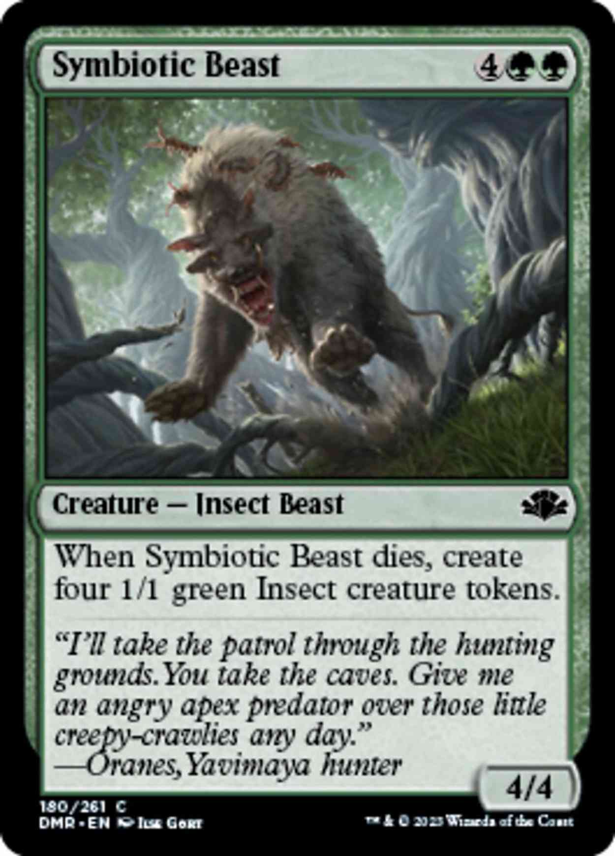 Symbiotic Beast magic card front