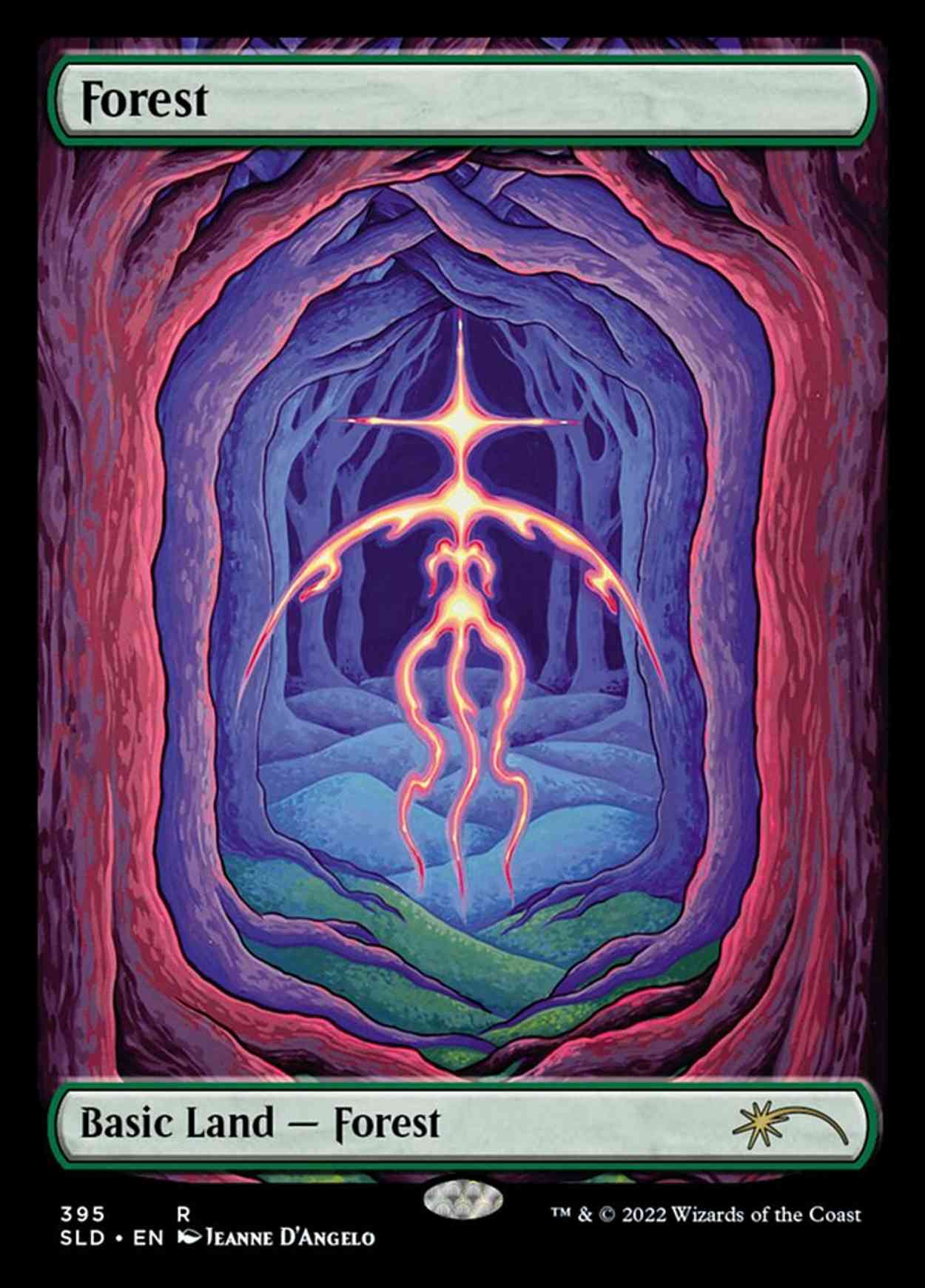 Forest (395) magic card front