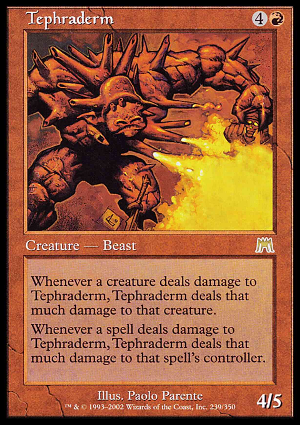 Tephraderm magic card front