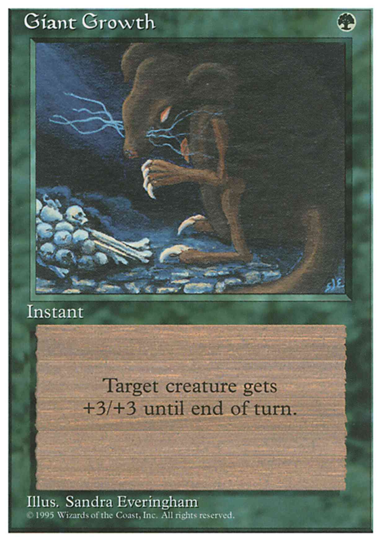 Giant Growth Price from mtg Fourth Edition