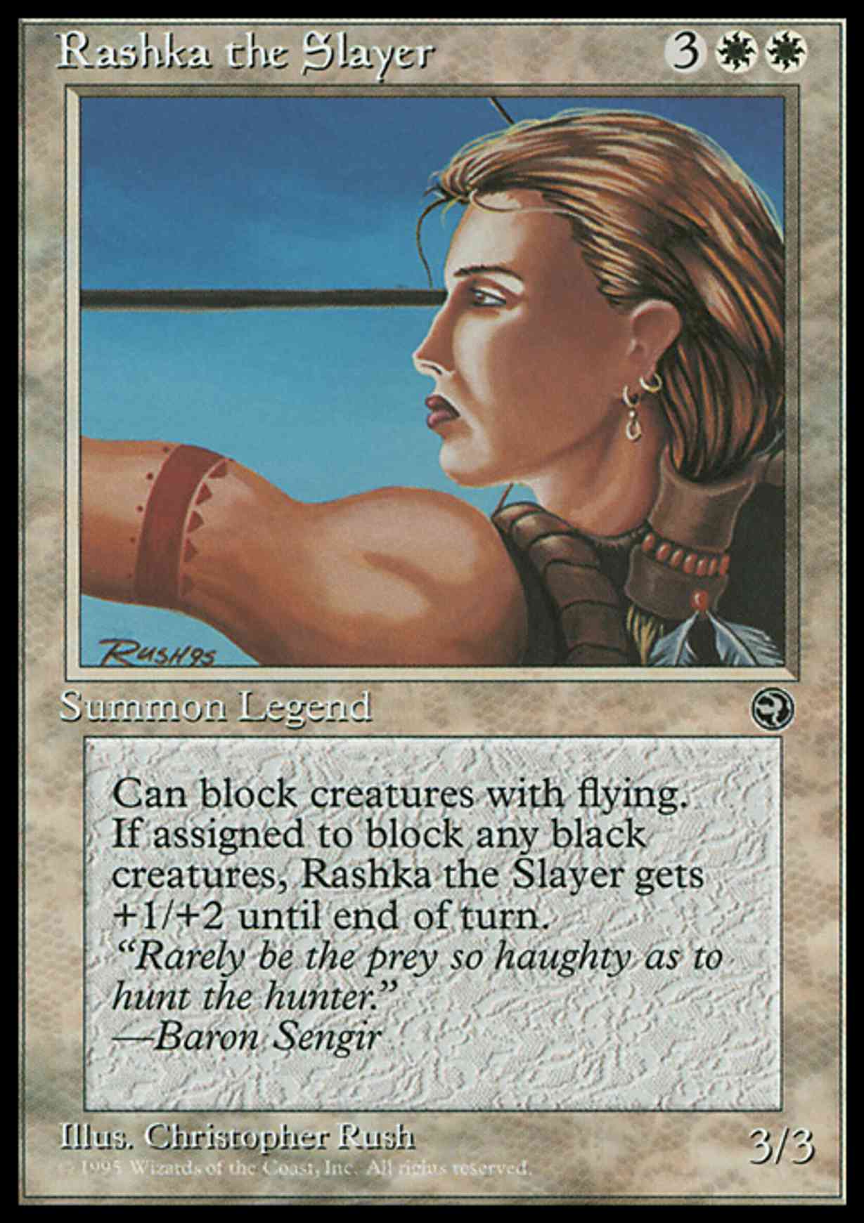 Rashka the Slayer magic card front
